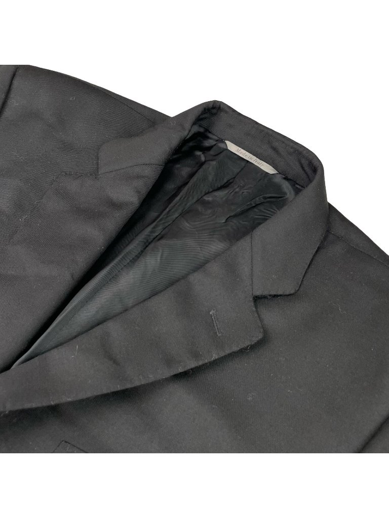 Canali 1934 Men's 100% Wool 2-Button Blazer Black Italy 44r Us | 54 Eu